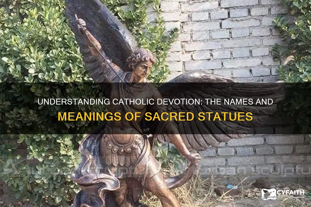 what are catholic statues called