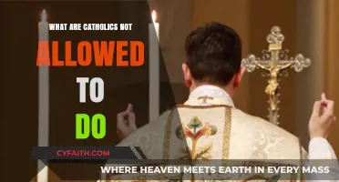 Catholics: What We Can and Can't Do
