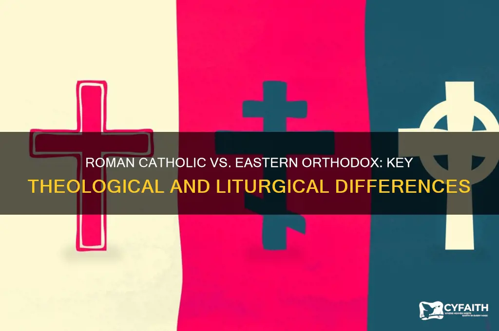 what are differences between roman catholic and eastern orthodox