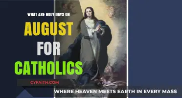 August Holy Days: Catholics Celebrate Saints and Feasts