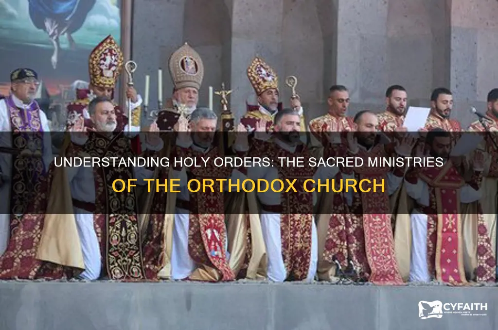 what are holy orders in orthodox church