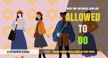 Orthodox Jewish Prohibitions: Understanding Forbidden Practices and Restrictions