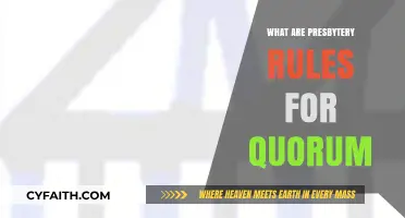 Understanding Presbytery Quorum Rules: Essential Guidelines for Church Governance
