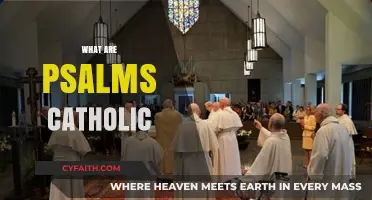 Understanding the Role of Psalms in Catholic Liturgy and Prayer