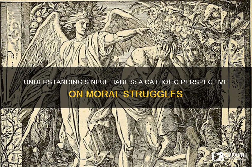 what are sinful habits catholic