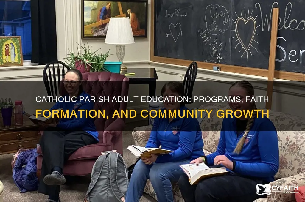 what are some adult education things offered by catholic parishes