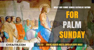 Palm Sunday Catholic Songs: Hymns and Prayers for Holy Week