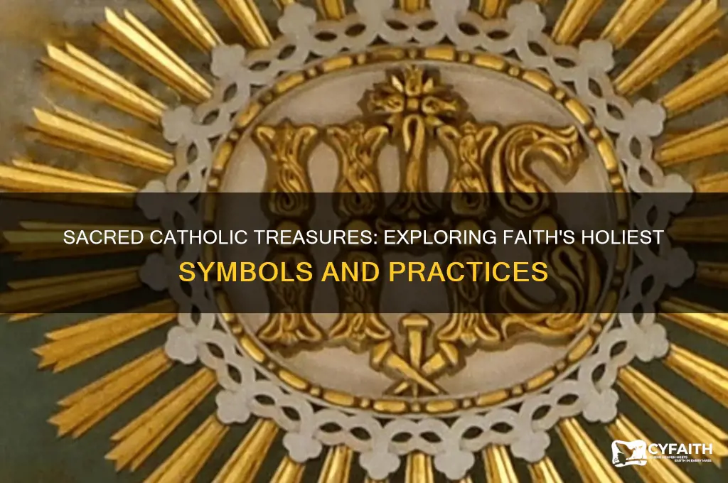 what are some things that are considered sacred to catholics