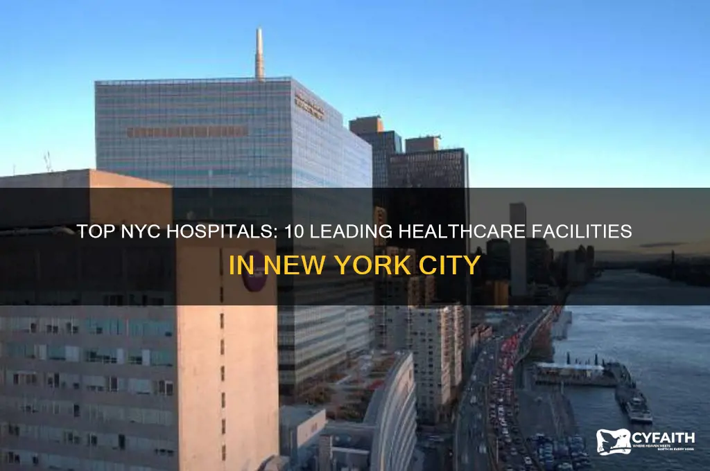 what are the 10 best hospitals in new york city