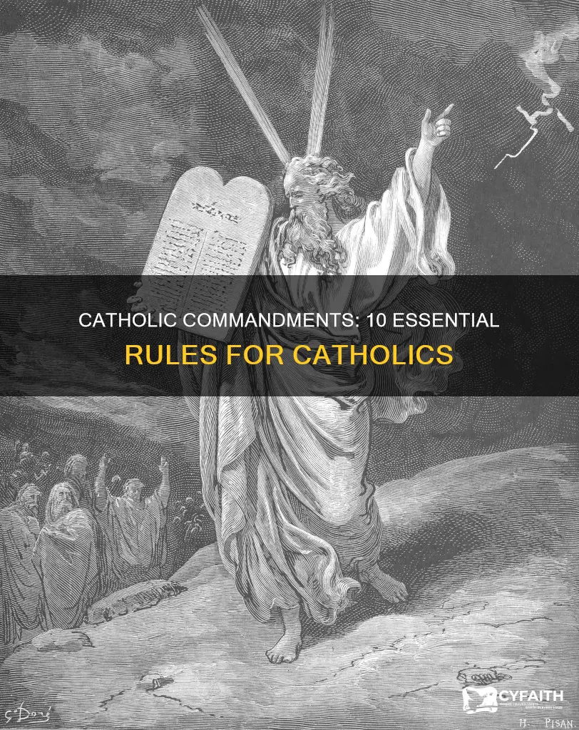 what are the 10 catholic commandments