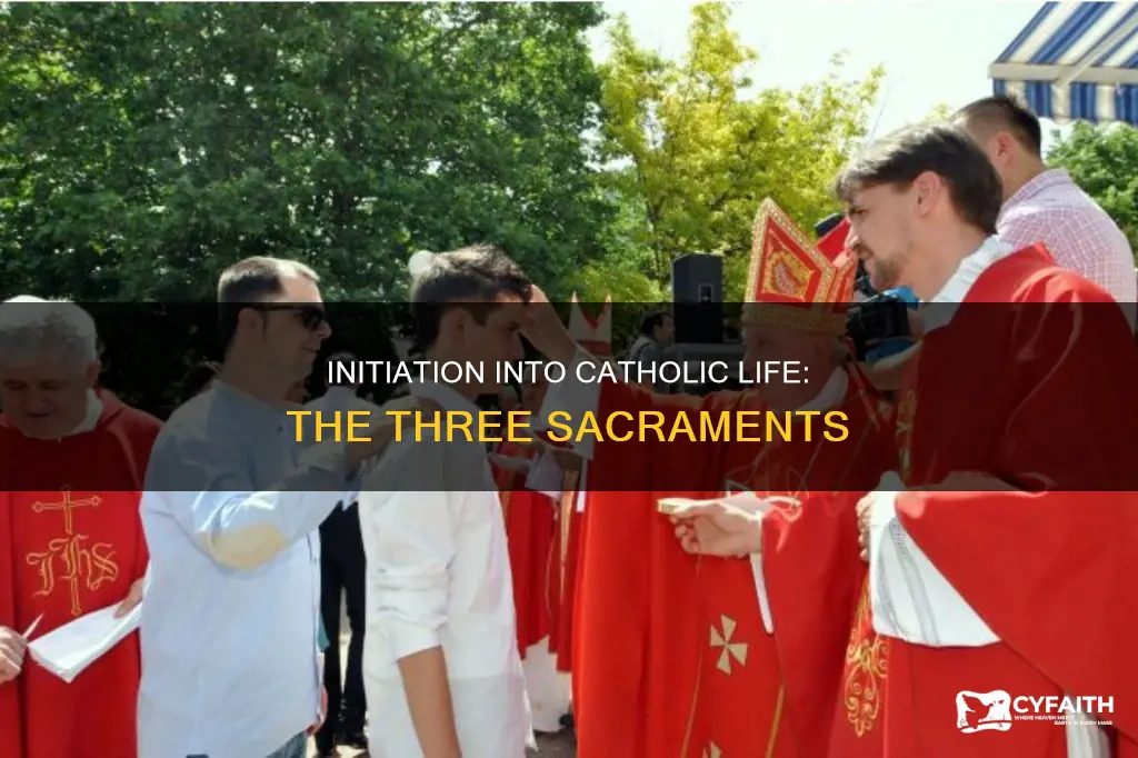 what are the 3 catholic sacraments of initiation