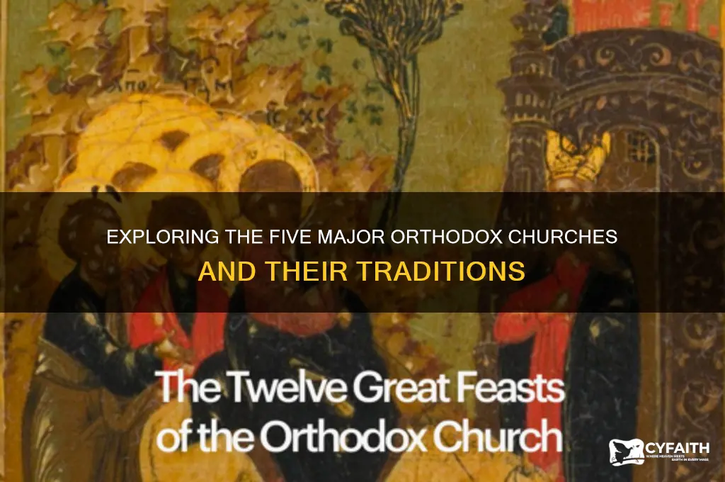 what are the 5 orthodox churches
