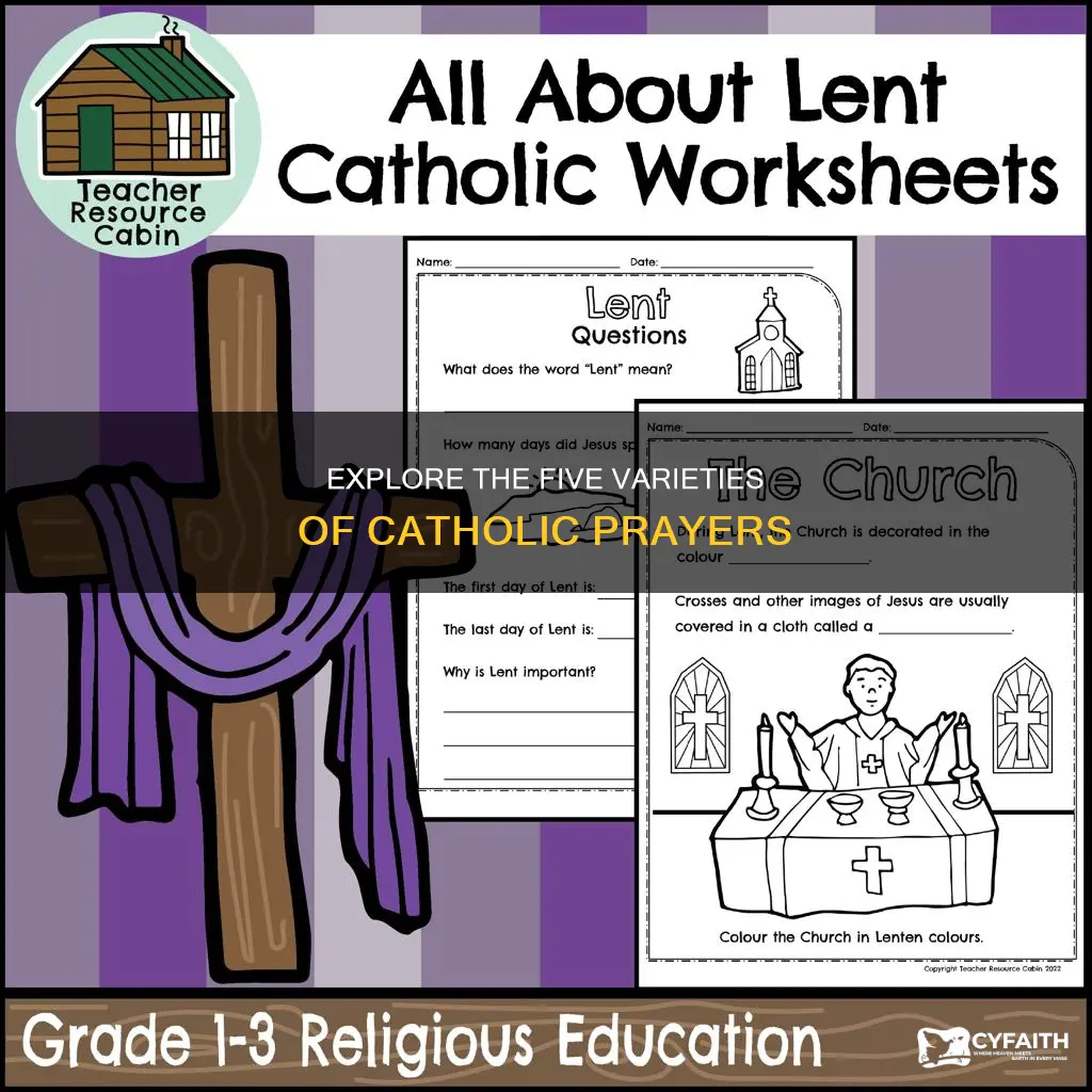 what are the 5 types of catholic prayers