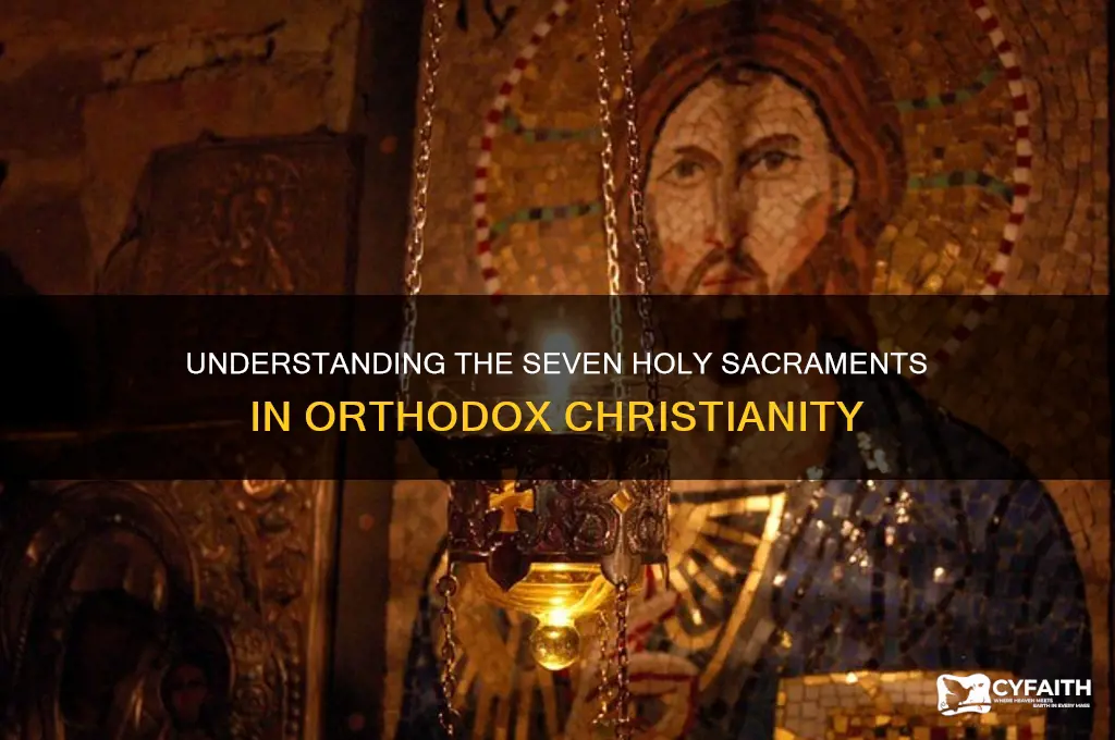 what are the 7 orthodox sacraments