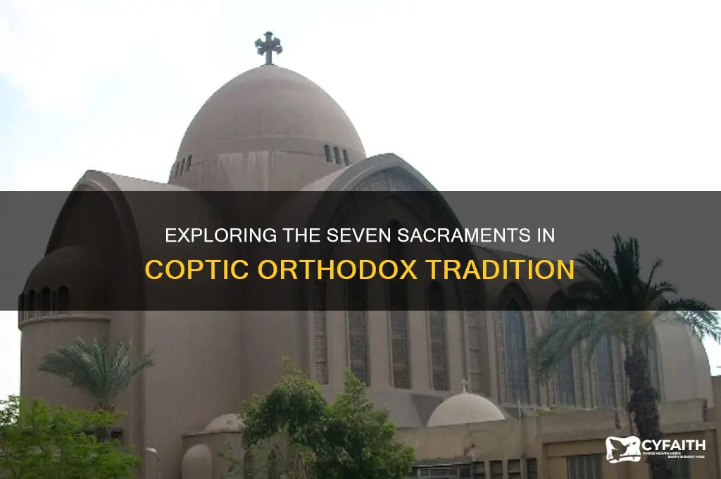 what are the 7 sacraments of the coptic orthodox church