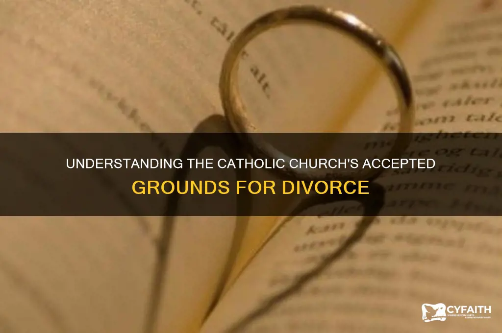 what are the accepted reasons for divorce in cathol