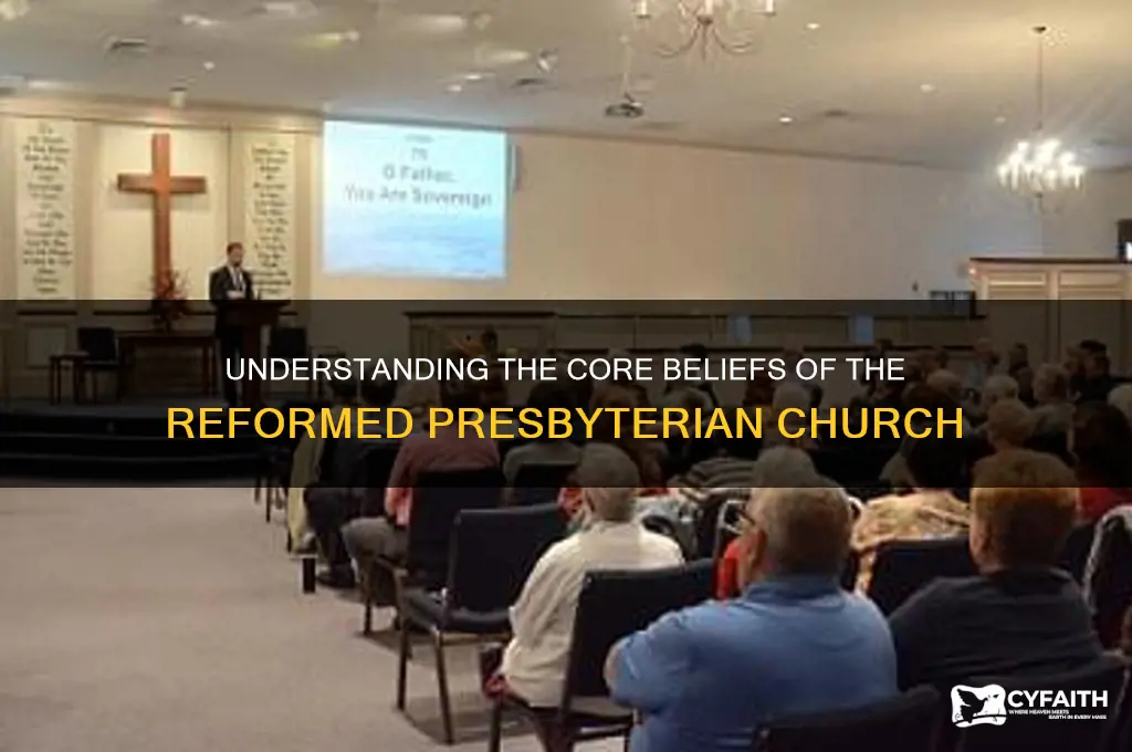 what are the beliefs of the reformed presbyterian church