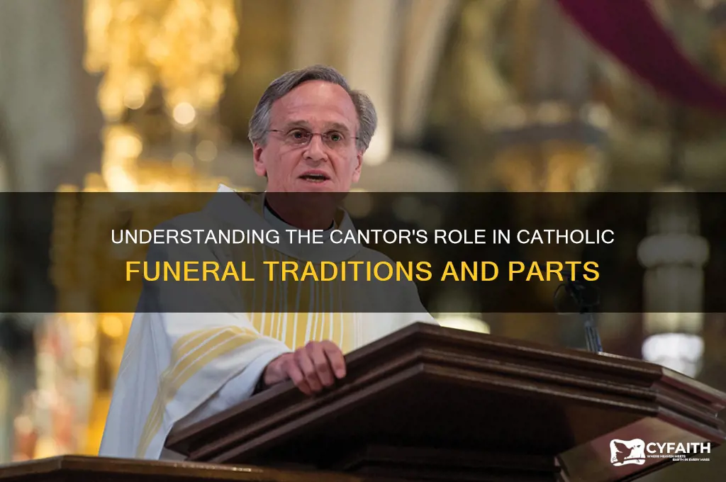 what are the cantor parts of a catholic funeral