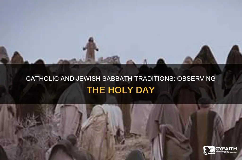 what are the catholic and jewish rues of the sabbath
