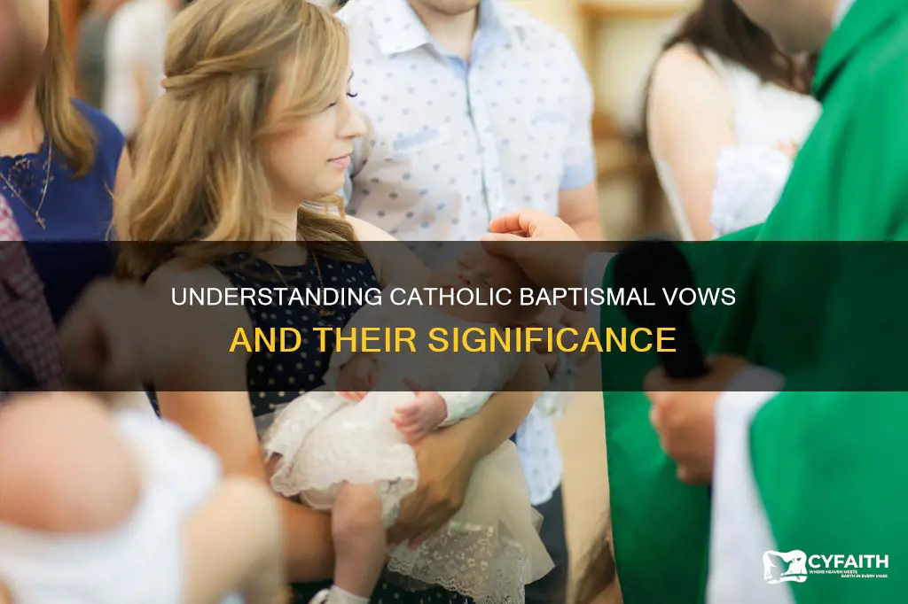 what are the catholic baptismal vows