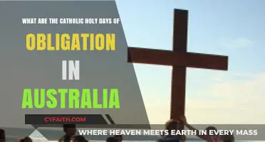 Australia's Catholic Holy Days of Obligation: A Complete Guide