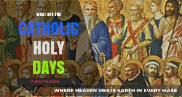 Holy Days: Catholic Observances and Their Significance