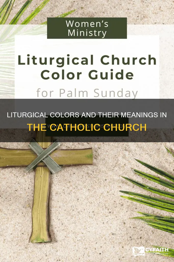 what are the catholic liturgical colors