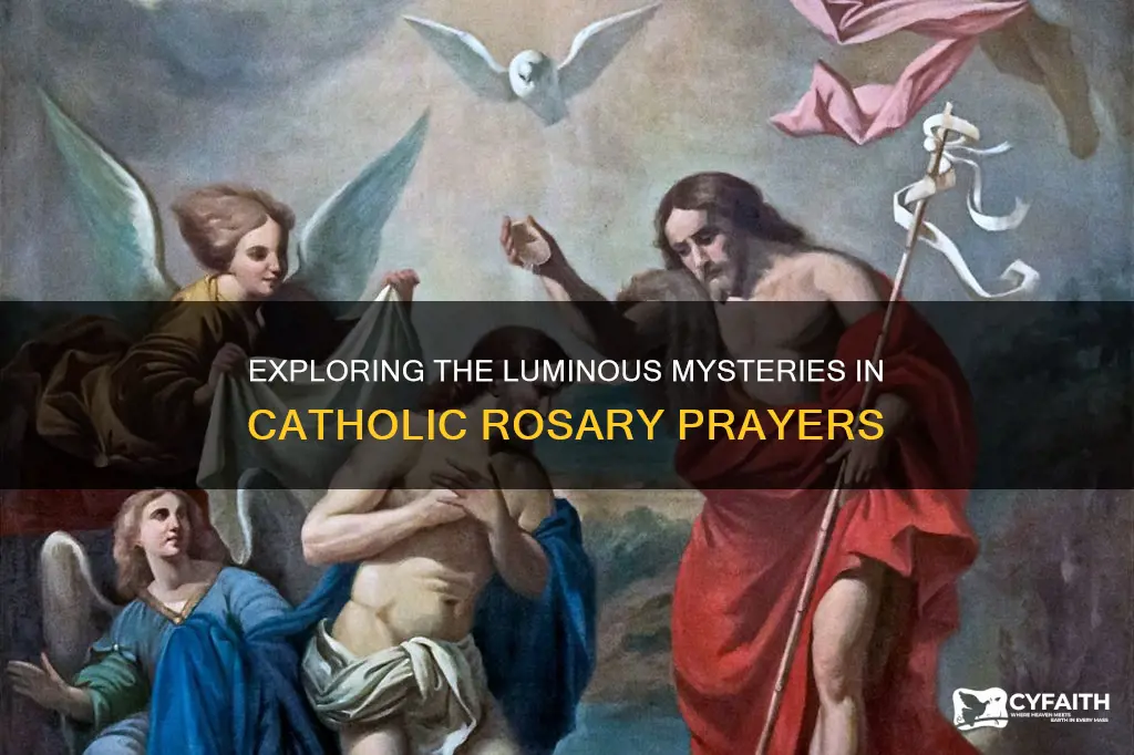 what are the catholic luminous mysteries
