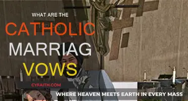 Catholic Marriage Vows: Promises of Love and Faith