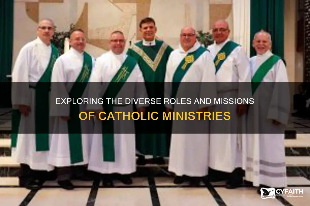 what are the catholic ministries