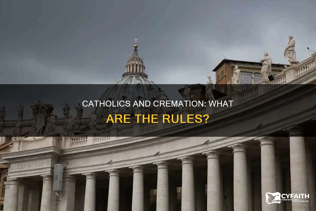 what are the catholic rules on cremation