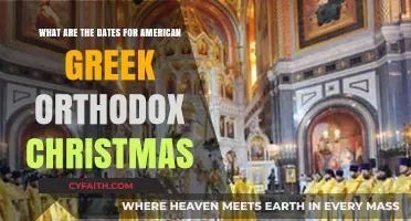American Greek Orthodox Christmas Dates: A Guide to the Festive Season