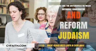 Orthodox, Conservative, Reform Judaism: Key Beliefs and Practices Compared
