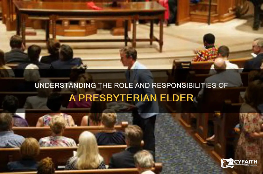 what are the duties of presbyterian elder
