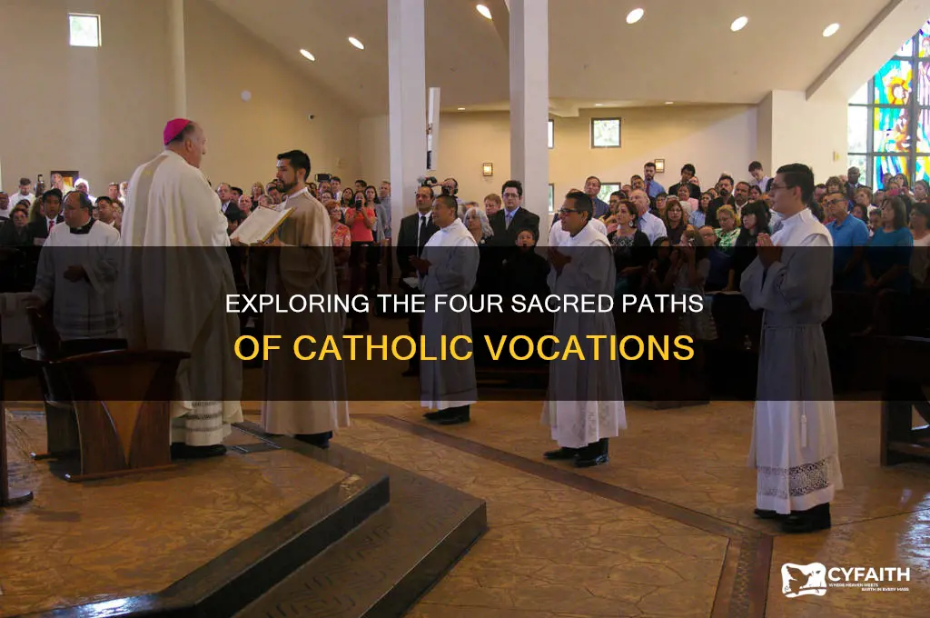 what are the four catholic vocations