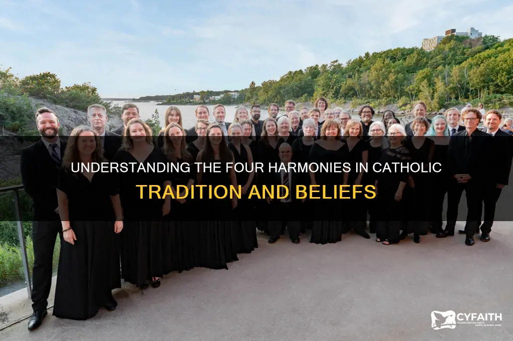 what are the four harmonies catholic