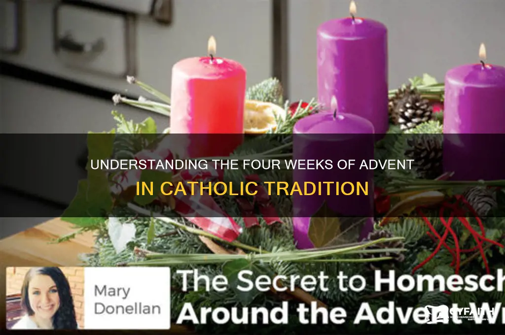 what are the four weeks of advent catholic