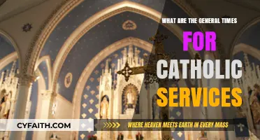 Catholic Mass Times: A Guide to Service Schedules
