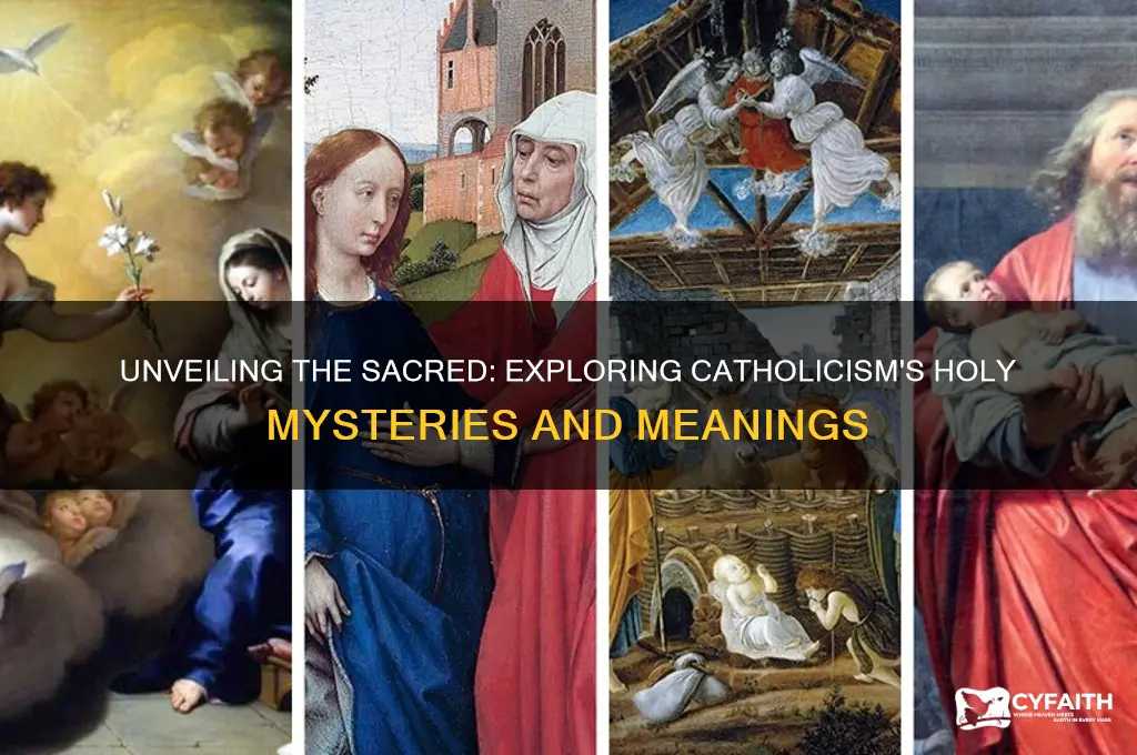 what are the holy mysteries of the catholic churcj