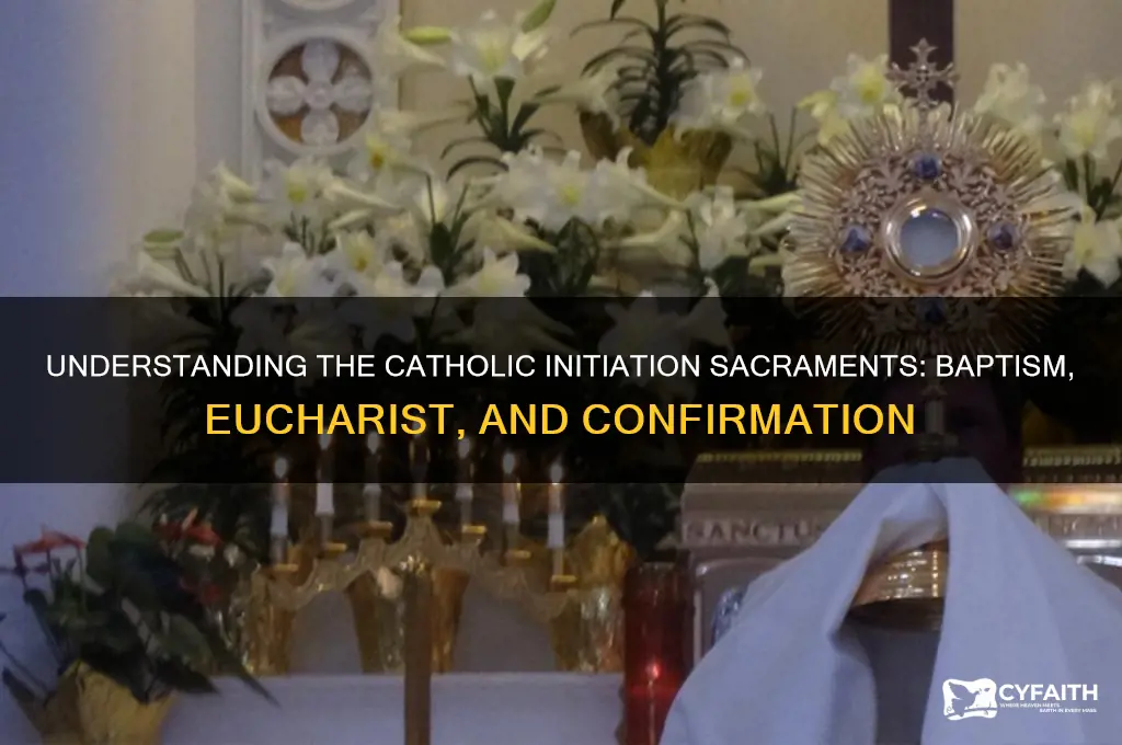 what are the initiation sacraments fir catholics