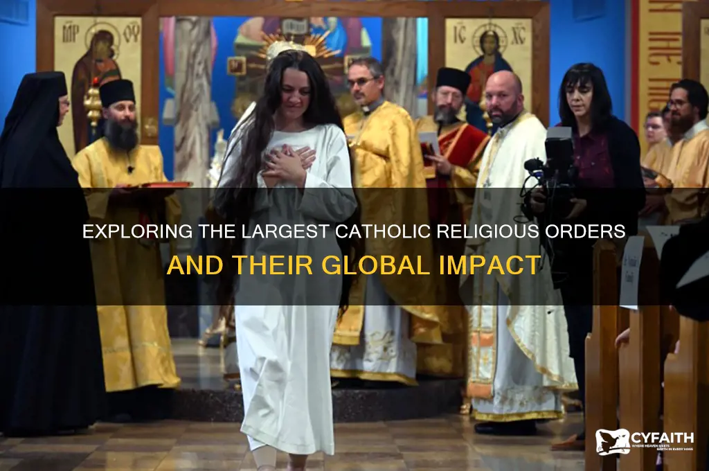 what are the largest catholic religious orders