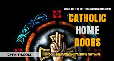Understanding the Sacred Symbols Above Catholic Home Doors: Letters and Numbers