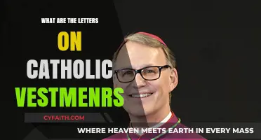 Decoding Catholic Vestments: Understanding the Symbolic Letters and Their Meanings
