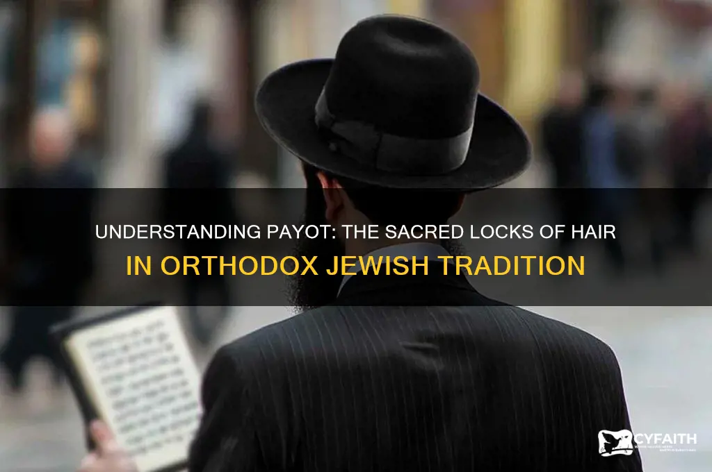 what are the locks of hair called for orthodox jews