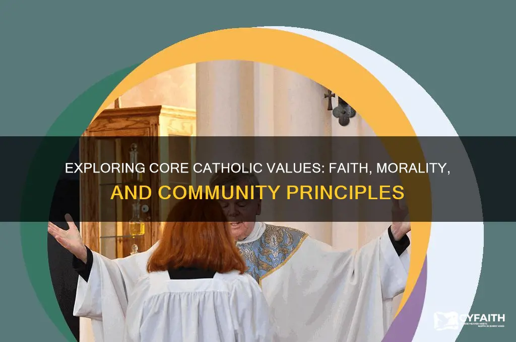 what are the main catholic values