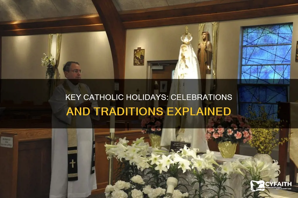 what are the major catholic holidays