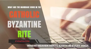 Catholic Byzantine Rite Marriage Vows: Sacred Promises Explained