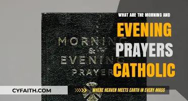 Catholic Morning and Evening Prayers: A Guide to Daily Devotion