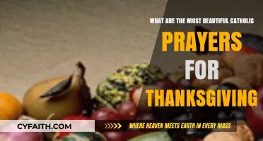 Beautiful Catholic Thanksgiving Prayers: Gratitude and Grace in Faith