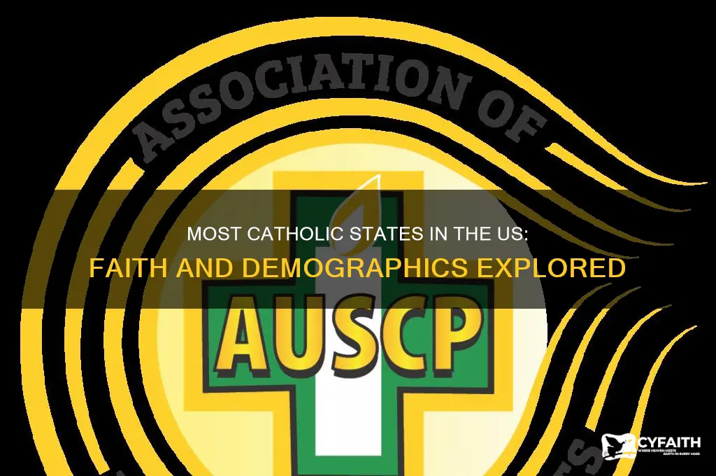 what are the most catholic states in the us